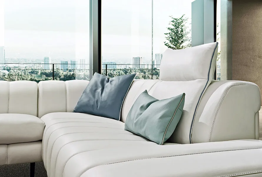 1Timwell's homesilk silicone leather is used in Chinese world-renowed furniture brand DeRUCCI which looks luxrious and beautiful